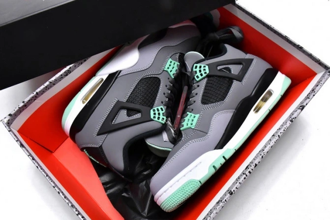 Green Air 308497-033 4 Retro Jordan Glow 0708